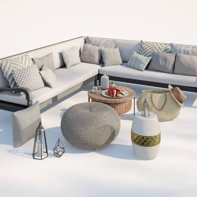 现代休闲沙发组合