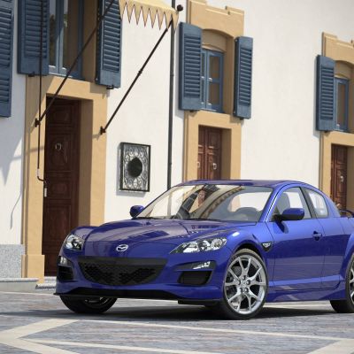 现代街道汽车马自达场景