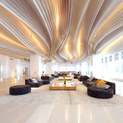 现代办公室休息共享空间共享办公