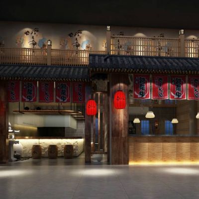 日式料理店门头