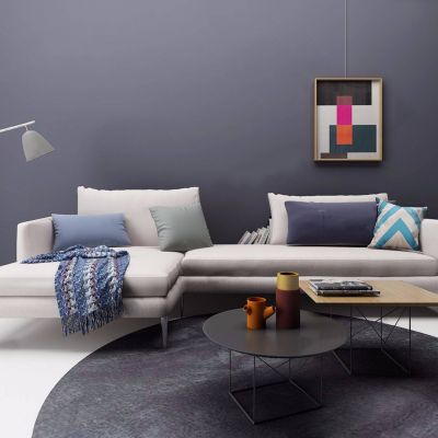 现代多人沙发茶几组合