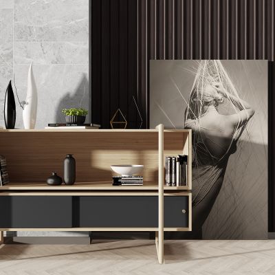 装饰柜电视柜组合