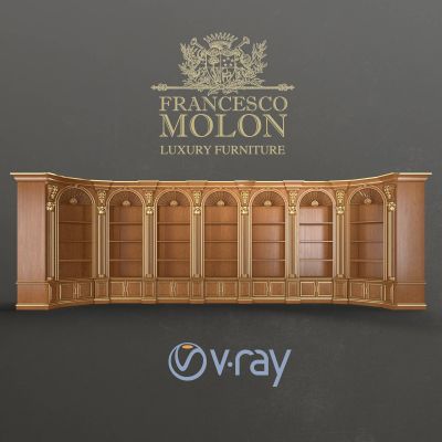 欧式复古雕花精致多重储物柜