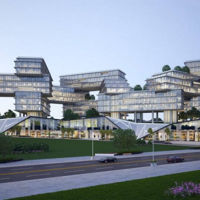 现代商业办公创业园