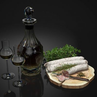 现代香肠厨房食物