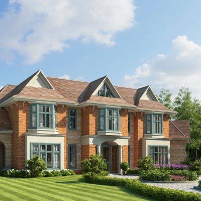 现代国外超写实别墅建筑