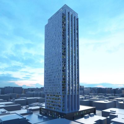 现代高层办公建筑