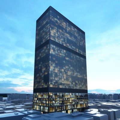 现代高层办公建筑