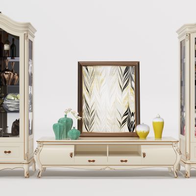 装饰柜电视柜组合