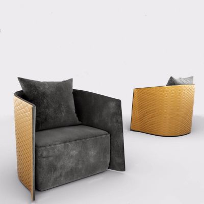 单人沙发轻奢高端椅