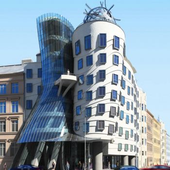 现代荷兰国民人寿保险公司大楼怪异的楼