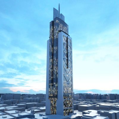 现代高层办公建筑