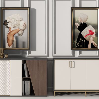 装饰柜电视柜组合