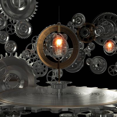 现代齿轮转动机械齿轮