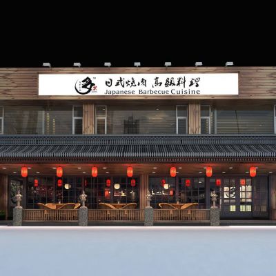 日式料理店门头店门