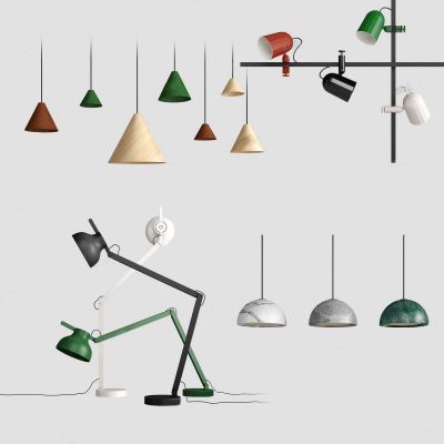 北欧灯具组合