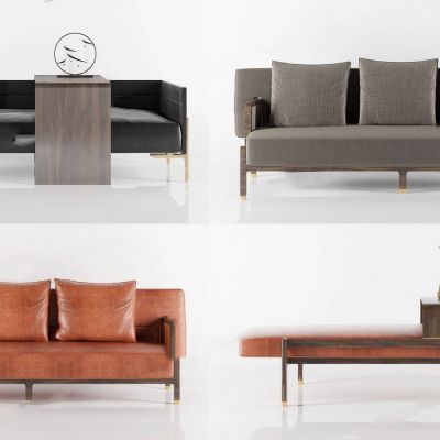 现代木美Maxmarko多人沙发组合