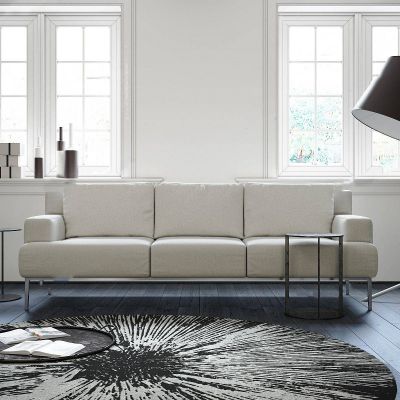 现代多人沙发落地灯