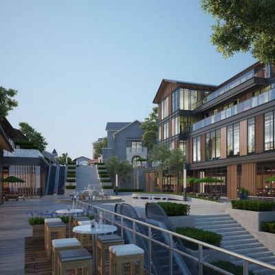 现代太古里商业街中式风格