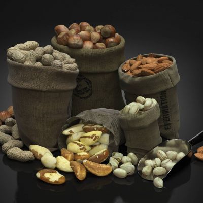 现代坚果干粮食物售卖食物