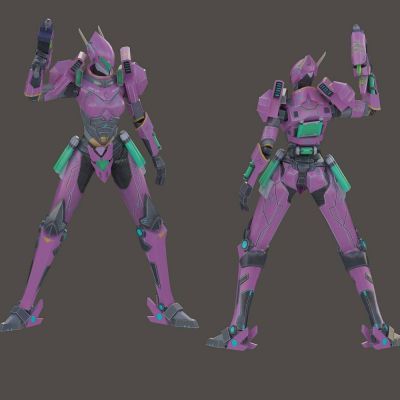 现代机器人机甲战士