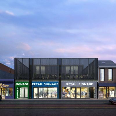 现代国外商业街