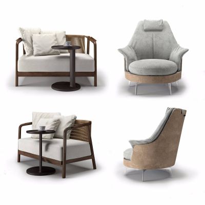 现代休闲椅组合