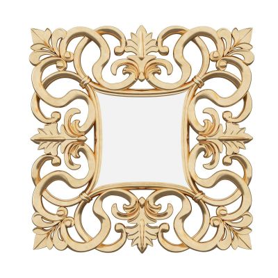 欧式金属金色雕花