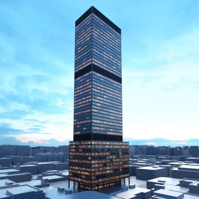 现代高层办公建筑