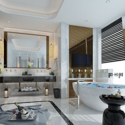 现代轻奢卫生间