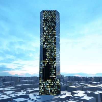 现代高层办公建筑