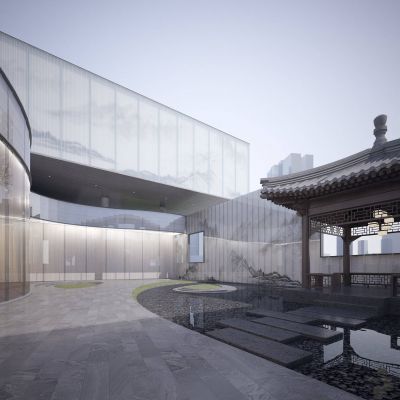 现代地产售楼处会所