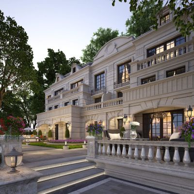 欧式地产小区房地产景观