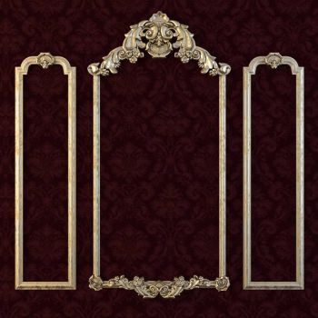 欧式金属金色雕花