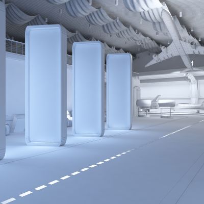 现代科技航空展厅展馆