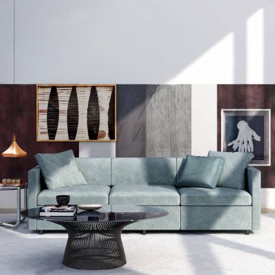 现代多人沙发