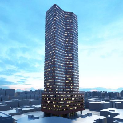 现代高层办公建筑