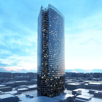 现代高层办公建筑