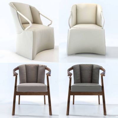 现代新中式休闲椅