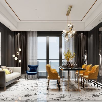 现代轻奢餐厅