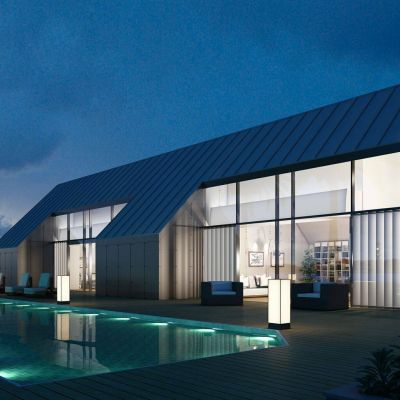 现代国外超写实别墅建筑