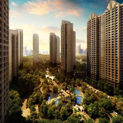 现代地产住宅小区景观