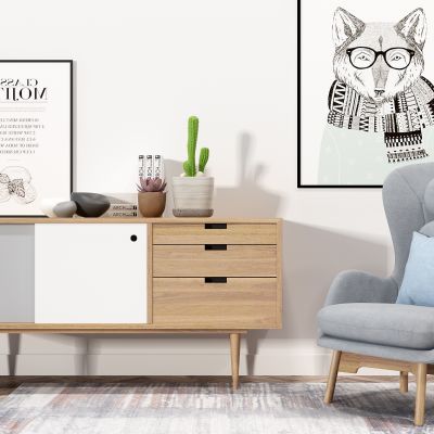 装饰柜电视柜组合