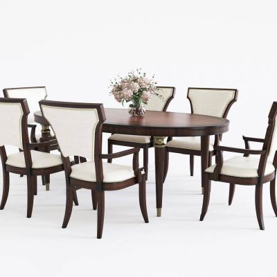 美式餐桌椅组合