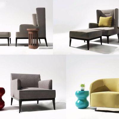 新中式休闲椅组合