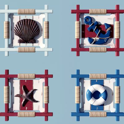 装饰画装饰品组合