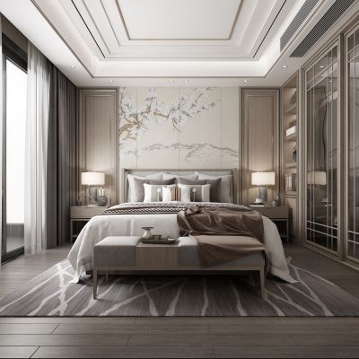 新中式卧室