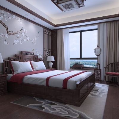 新中式卧室