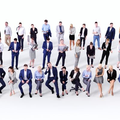 现代人物，欧美人物，多人，办公人物，商务人物，商业人物，男人女人，人群