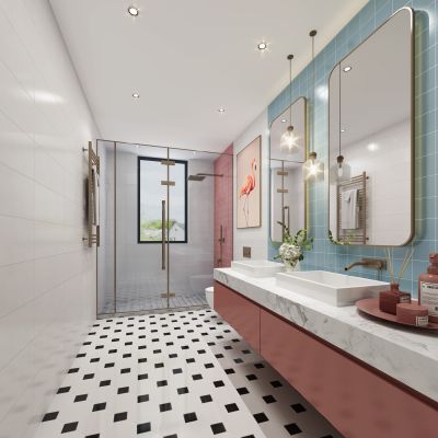 现代简约卫生间